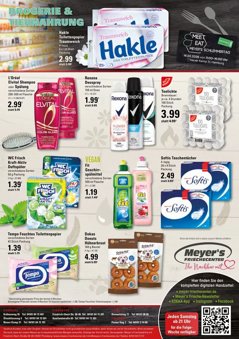 Meyer's Frischemarkt Prospekt (ab 09.02.2026) zum Blättern - Seite 16
