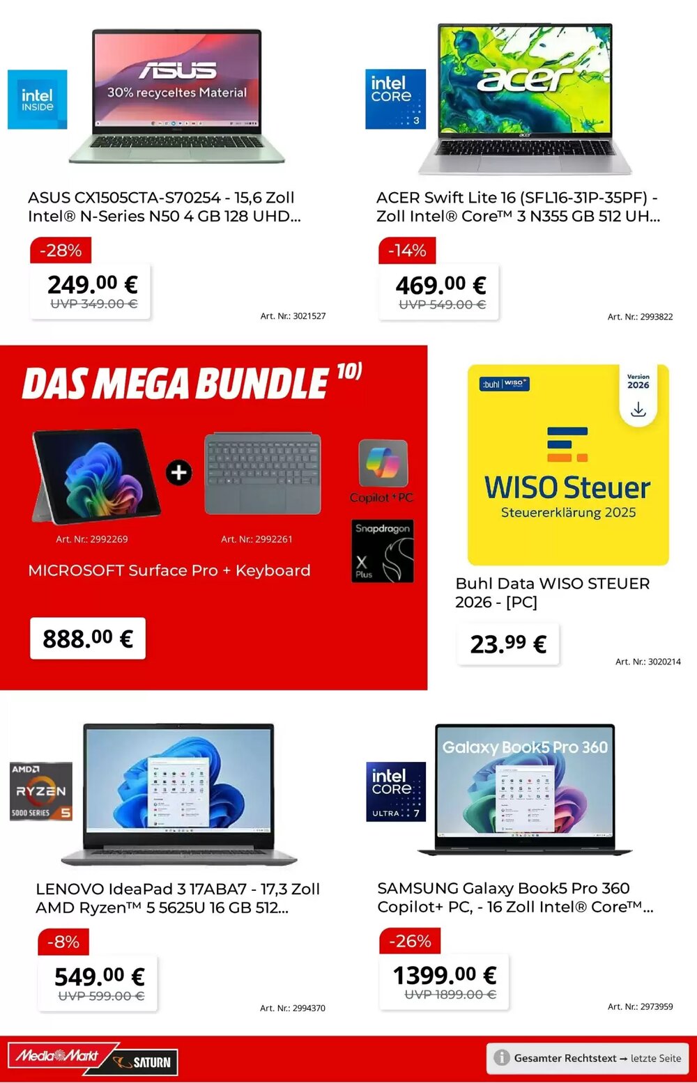 MediaMarkt Prospekt (ab 10.02.2026) zum Blättern - Seite 2