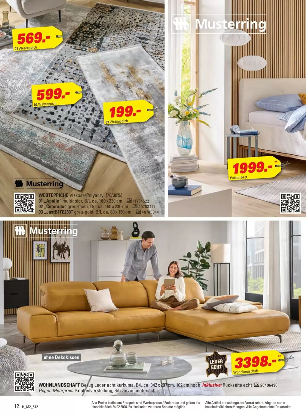 Höffner Prospekt (ab 10.02.2026) zum Blättern - Seite 12