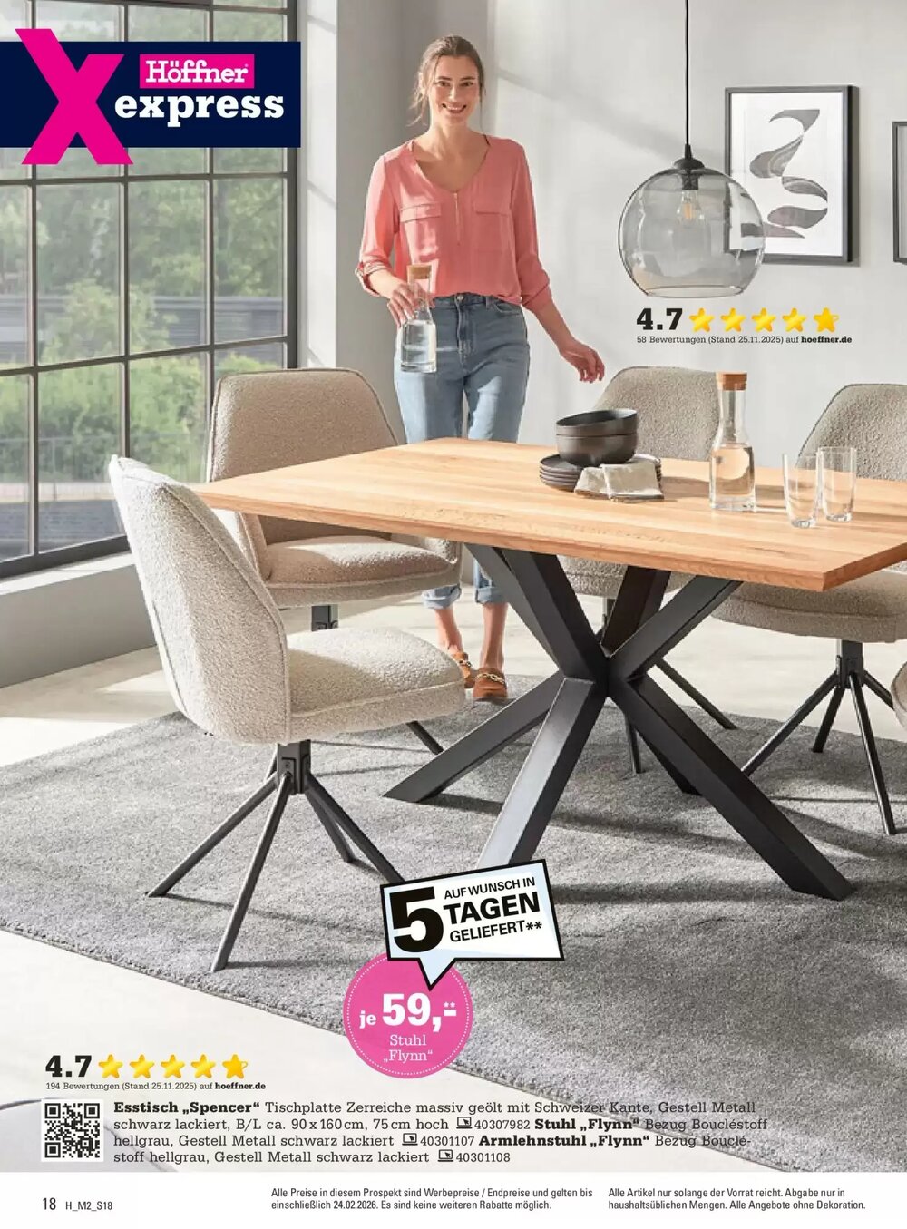 Höffner Prospekt (ab 10.02.2026) zum Blättern - Seite 18
