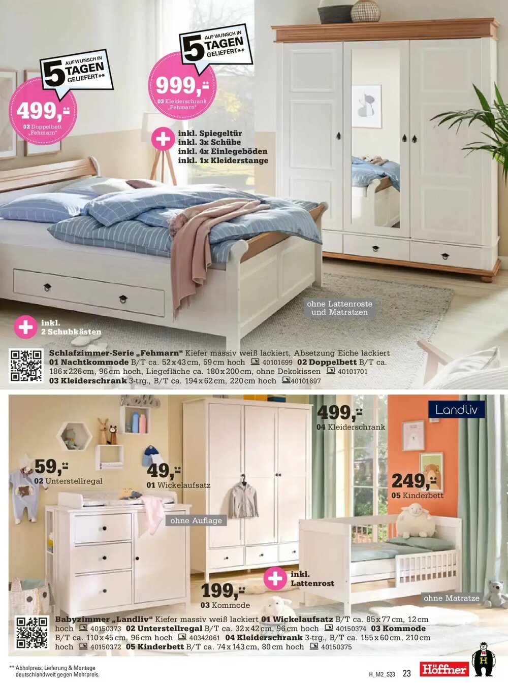 Höffner Prospekt (ab 10.02.2026) zum Blättern - Seite 23