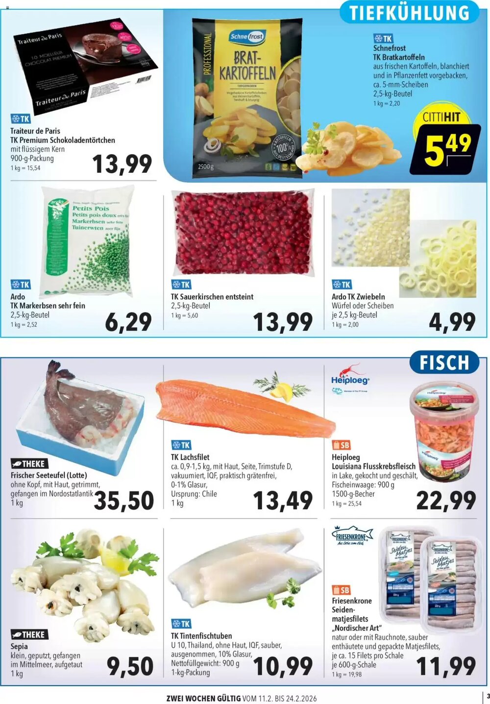 CITTI Markt Prospekt (ab 11.02.2026) zum Blättern - Seite 3