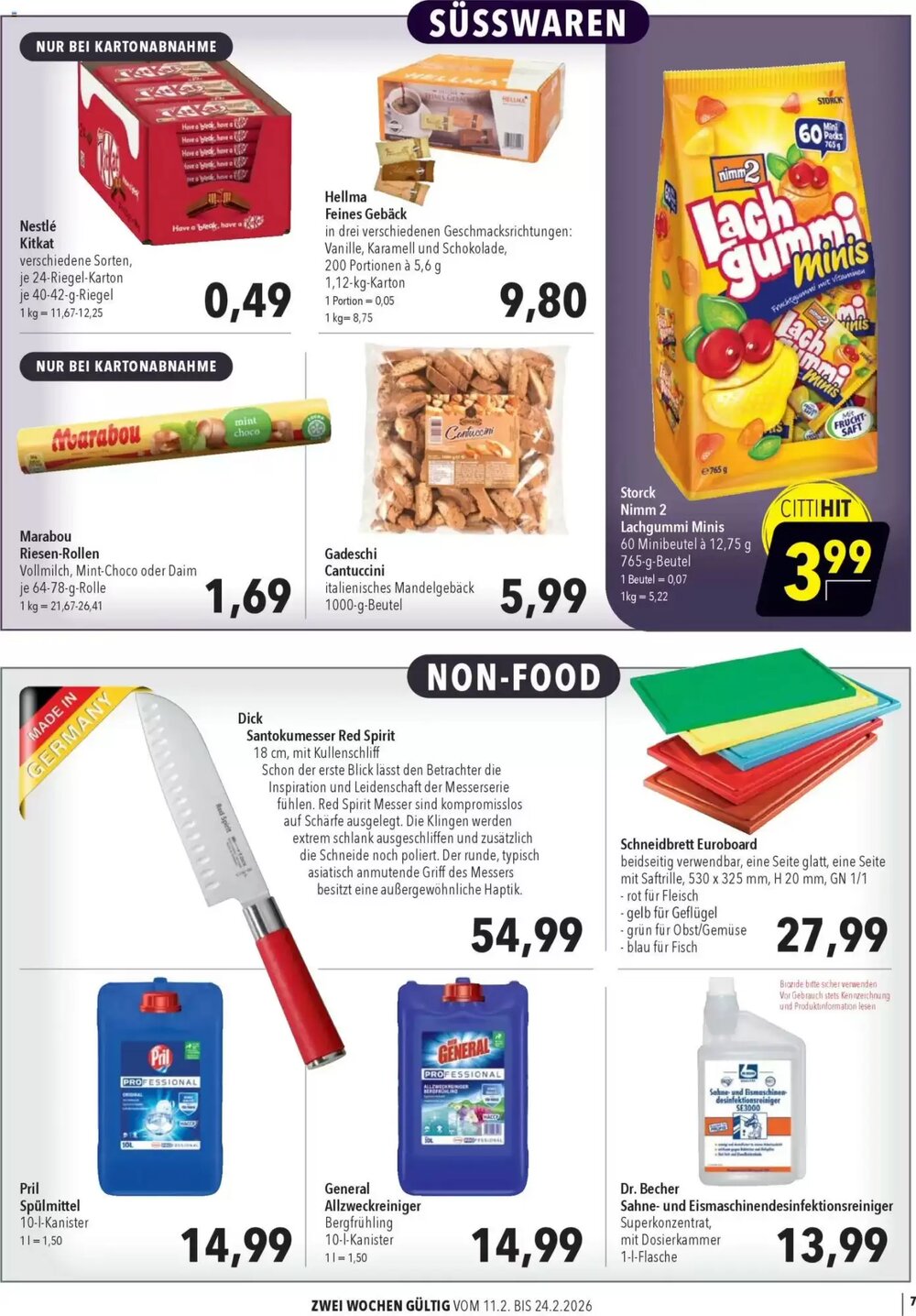 CITTI Markt Prospekt (ab 11.02.2026) zum Blättern - Seite 7