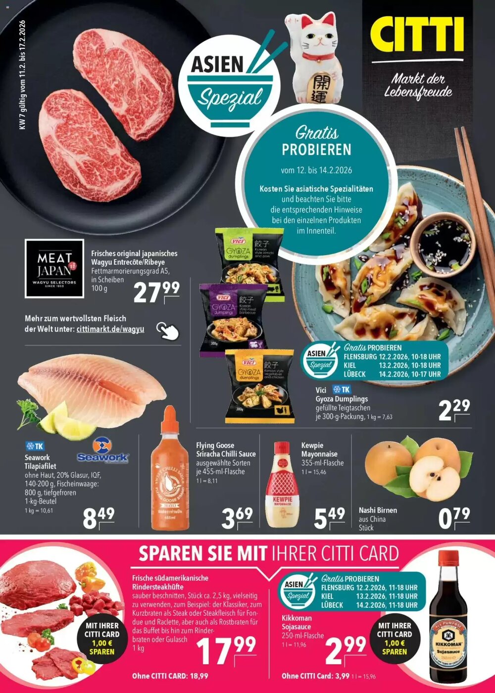 CITTI Markt Prospekt (ab 11.02.2026) zum Blättern - Seite 1