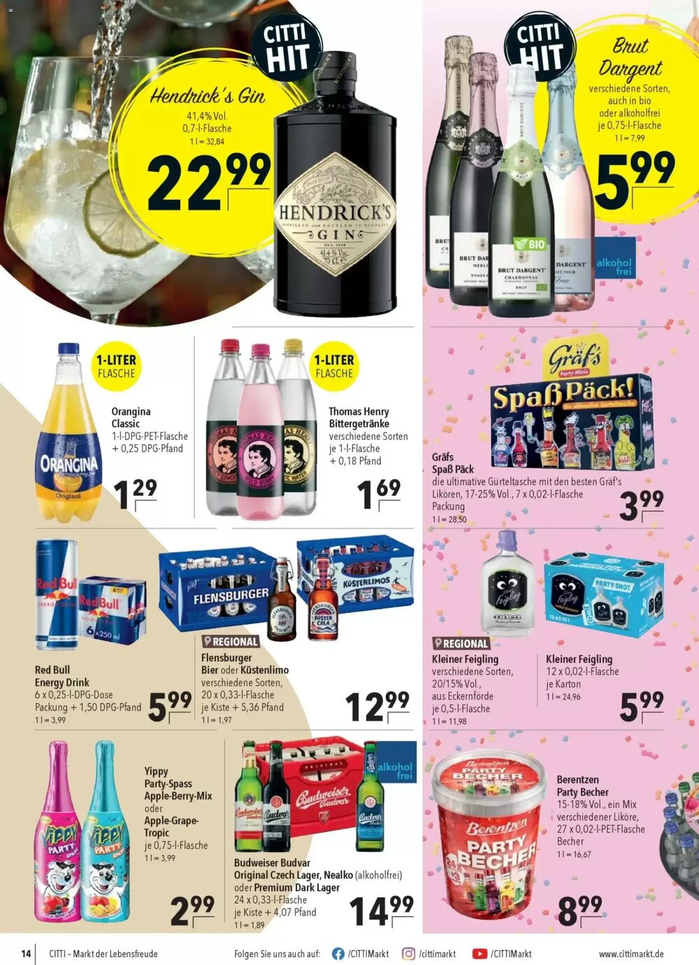 CITTI Markt Prospekt (ab 11.02.2026) zum Blättern - Seite 14