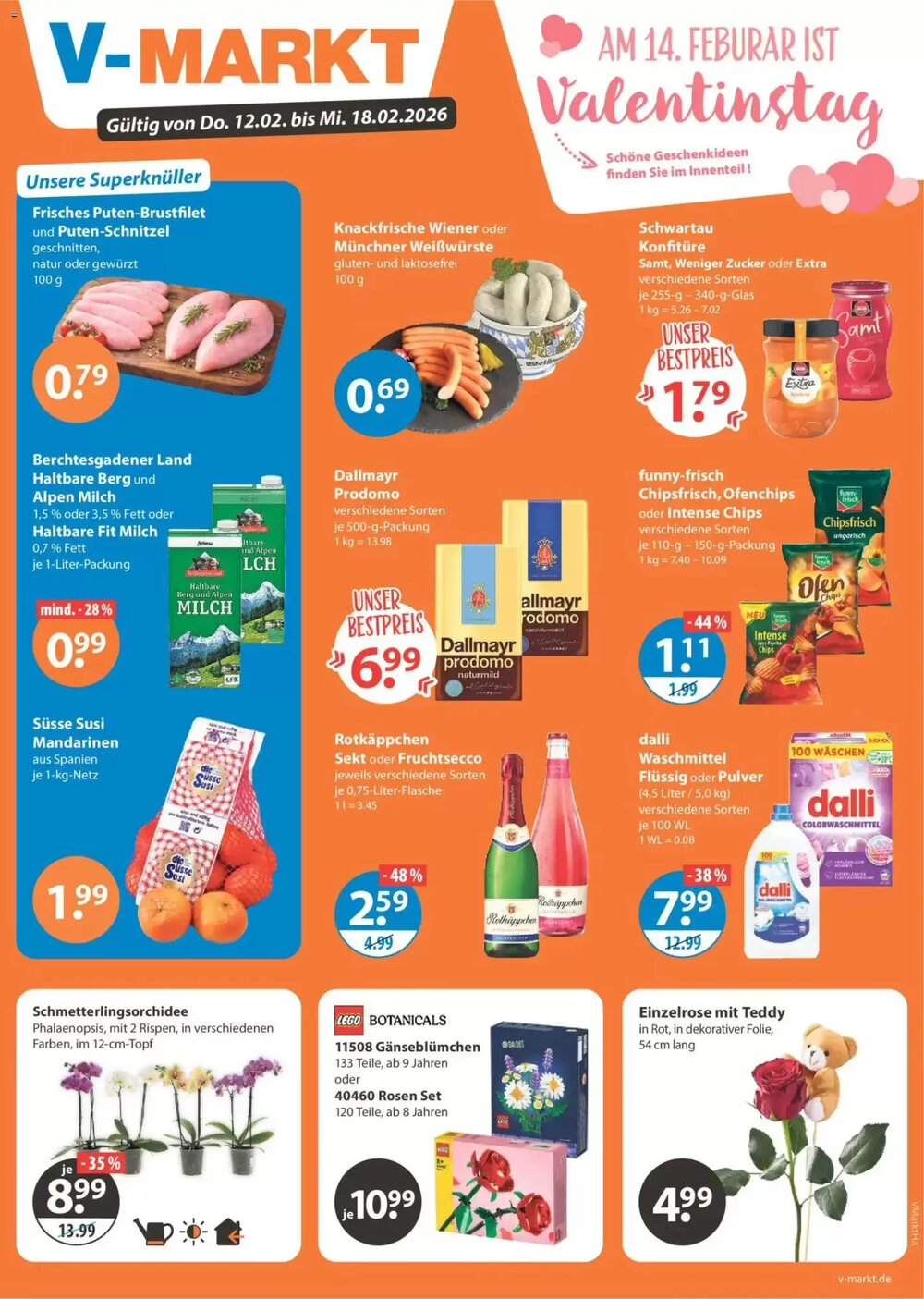 V Markt Prospekt (ab 12.02.2026) zum Blättern - Seite 1