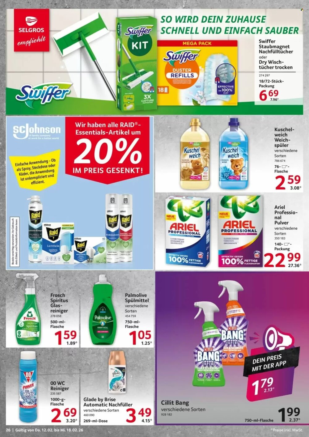 Selgros Prospekt (ab 12.02.2026) zum Blättern - Seite 26