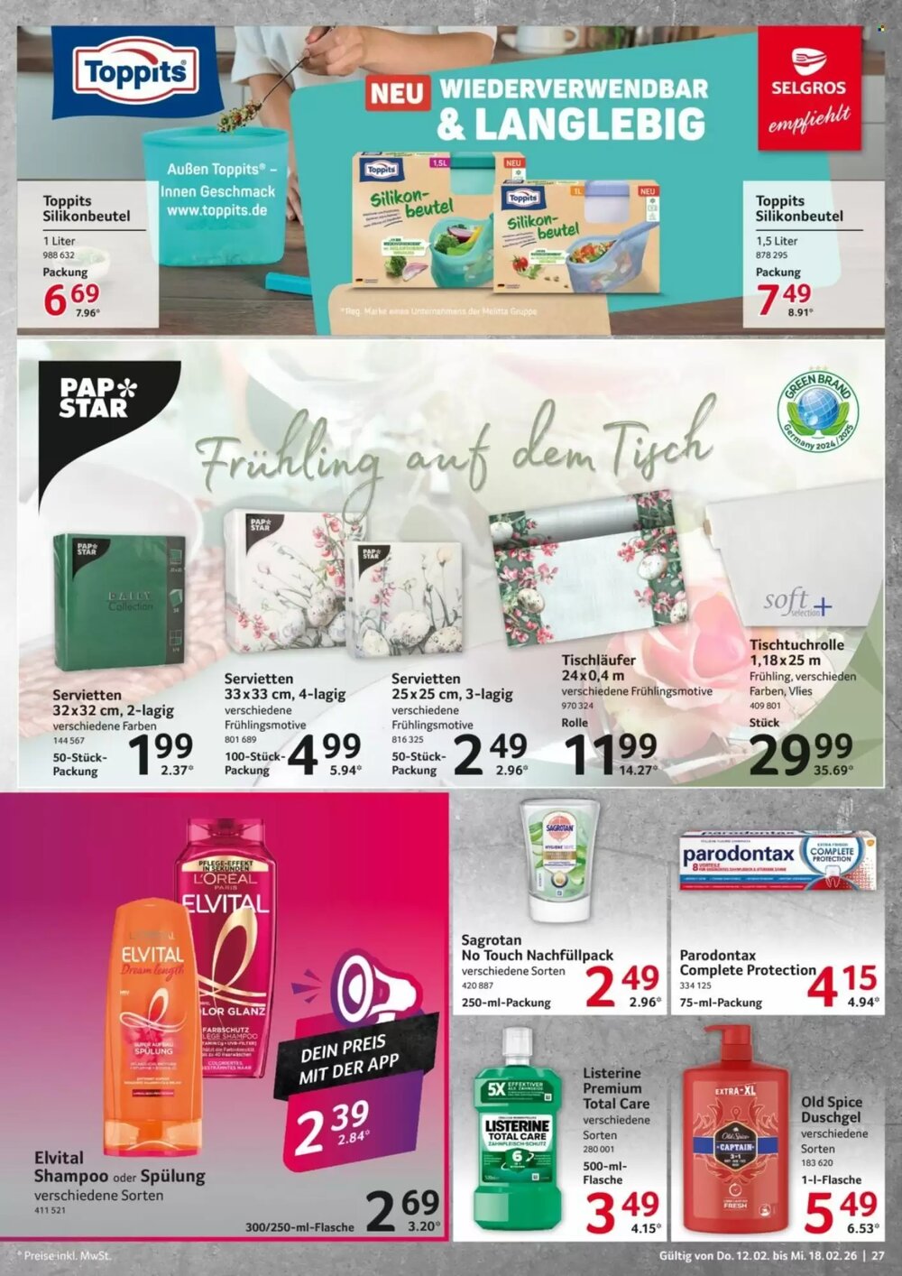 Selgros Prospekt (ab 12.02.2026) zum Blättern - Seite 27