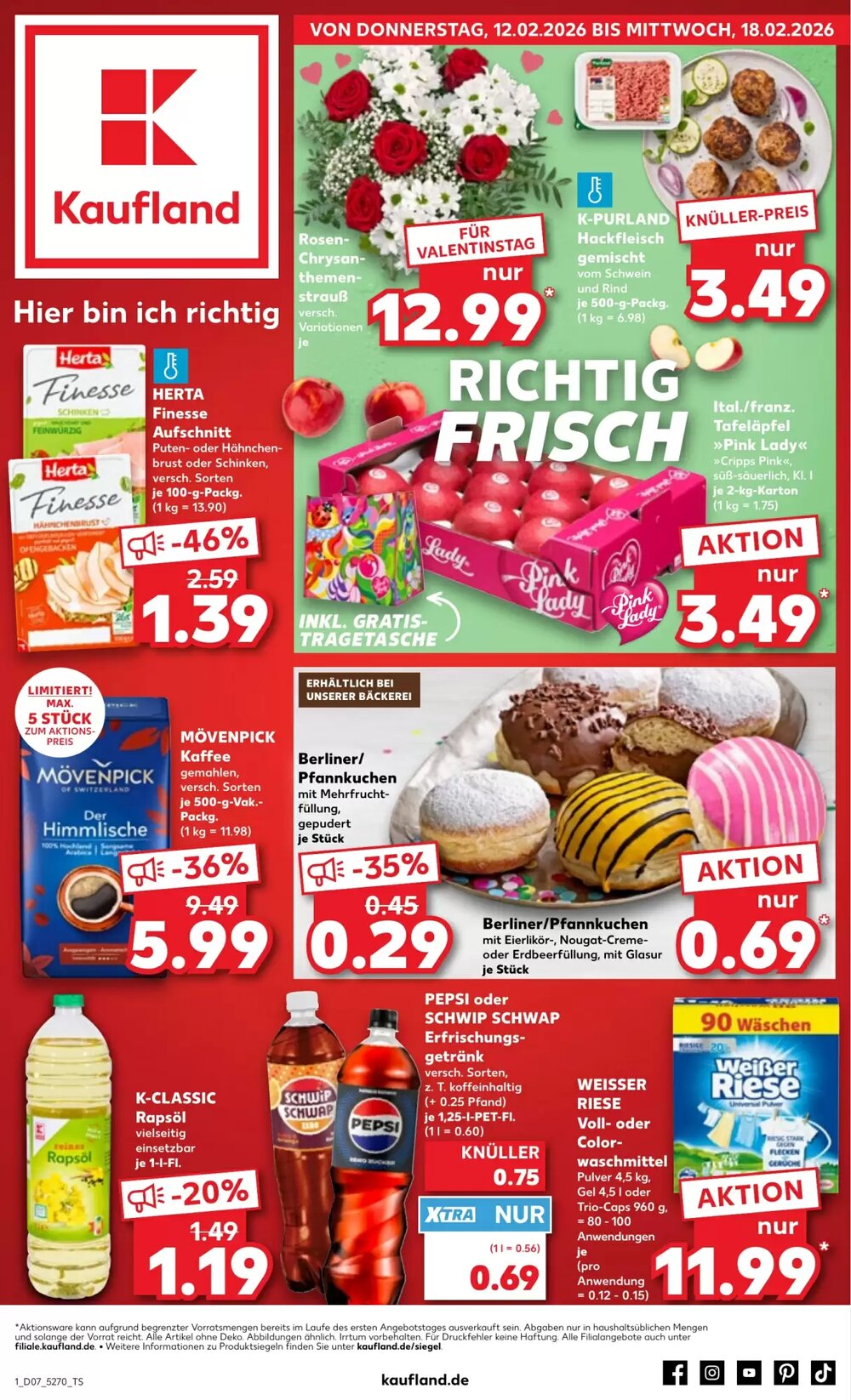 Kaufland Prospekt (ab 12.02.2026) zum Blättern - Seite 1
