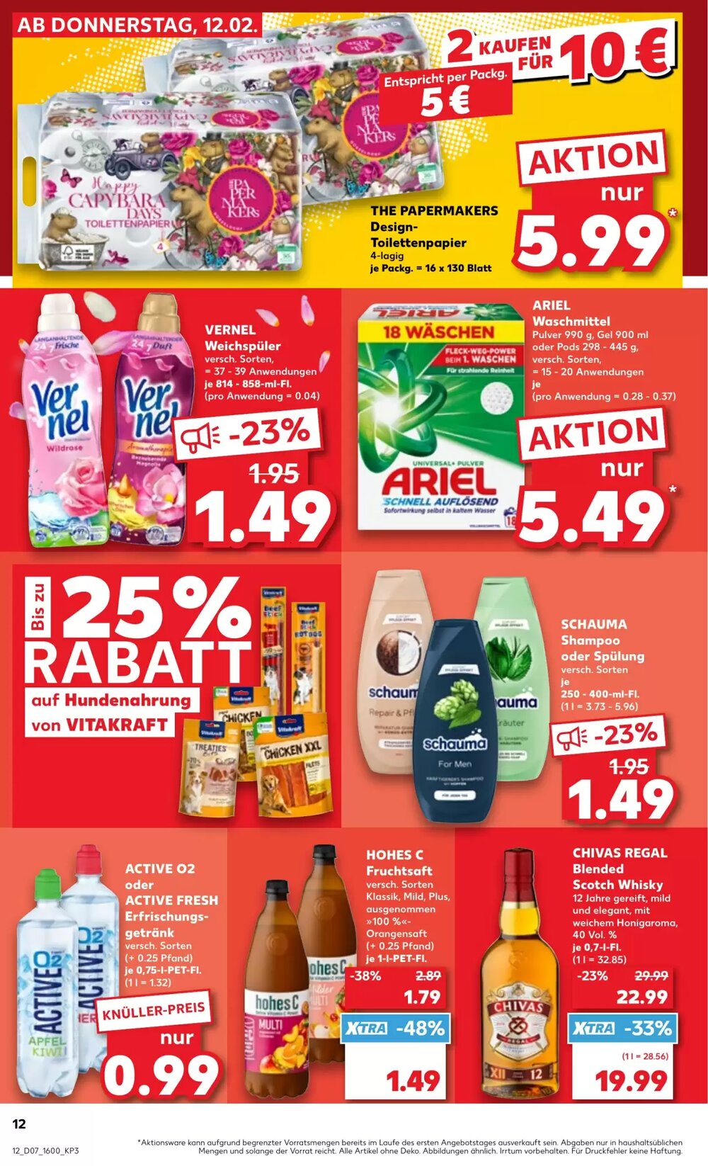 Kaufland Prospekt (ab 12.02.2026) zum Blättern - Seite 12