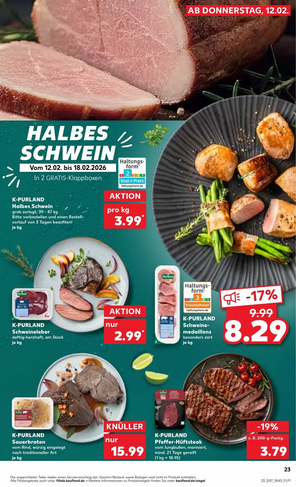 Kaufland Prospekt (ab 12.02.2026) zum Blättern - Seite 23