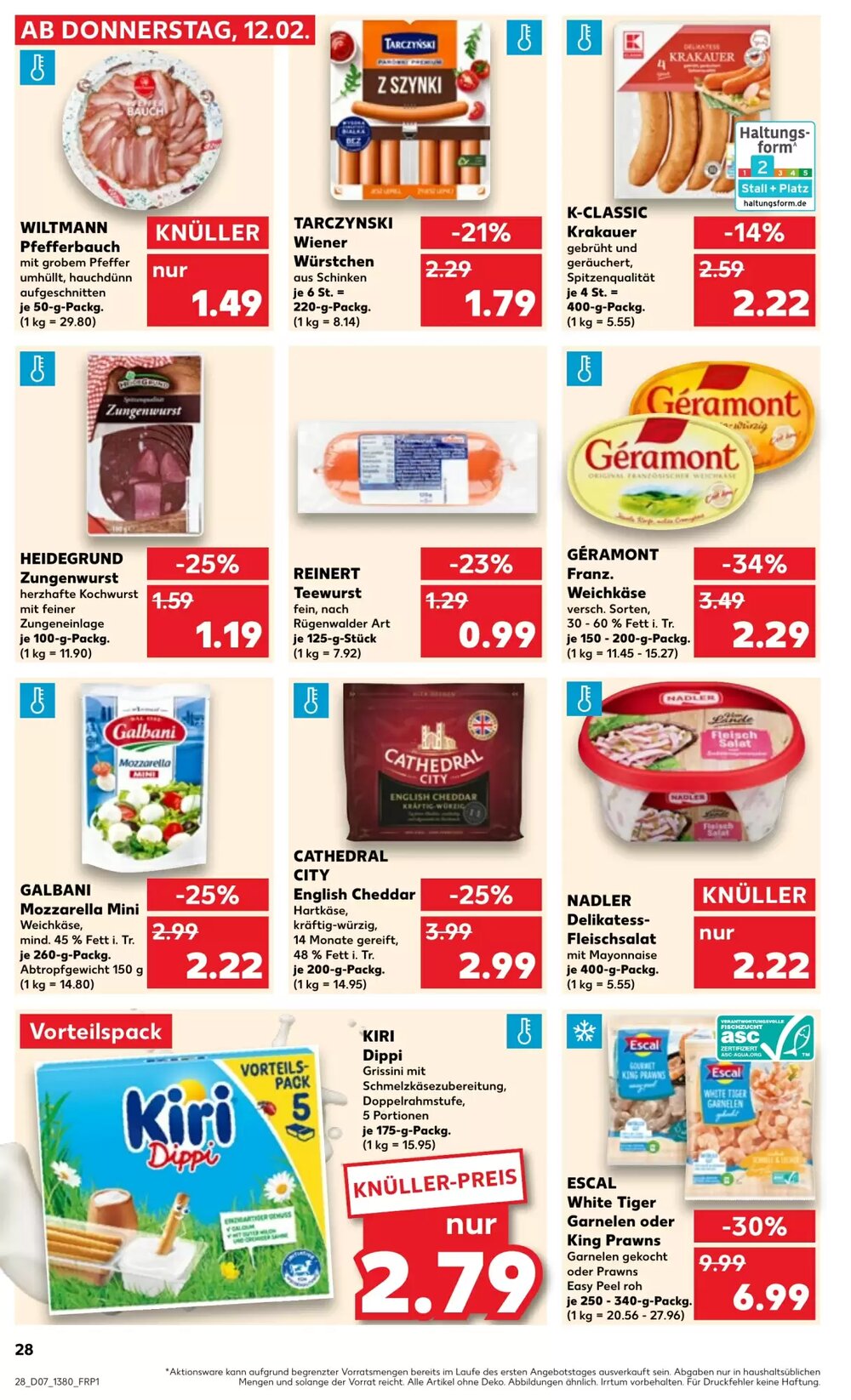 Kaufland Prospekt (ab 12.02.2026) zum Blättern - Seite 28