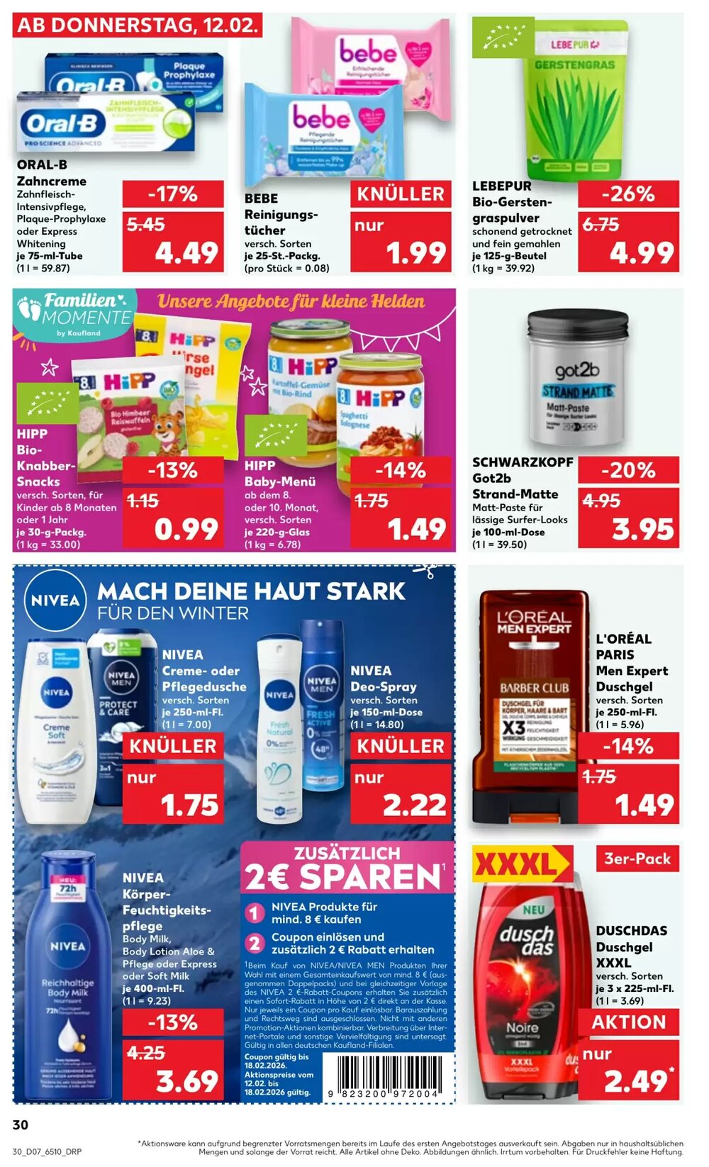 Kaufland Prospekt (ab 12.02.2026) zum Blättern - Seite 30