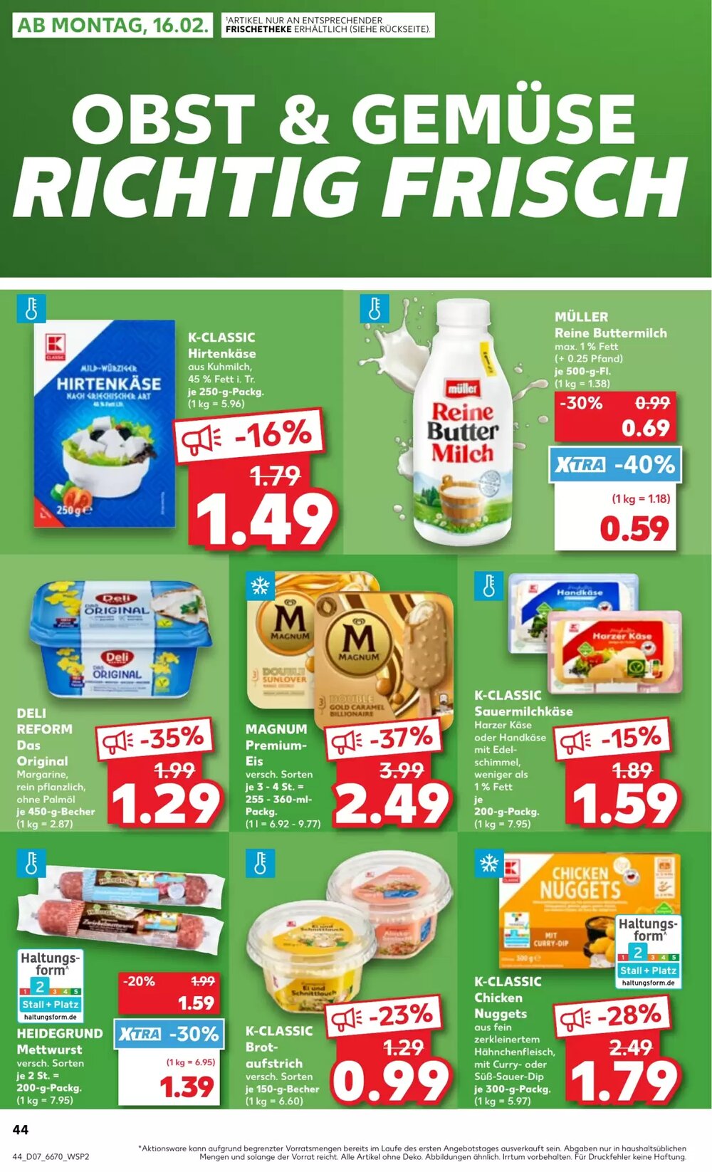 Kaufland Prospekt (ab 12.02.2026) zum Blättern - Seite 44
