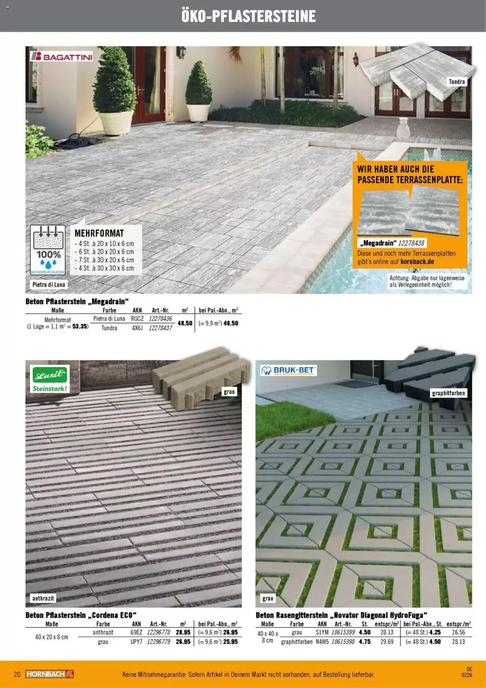 Hornbach Prospekt (ab 12.02.2026) zum Blättern - Seite 20