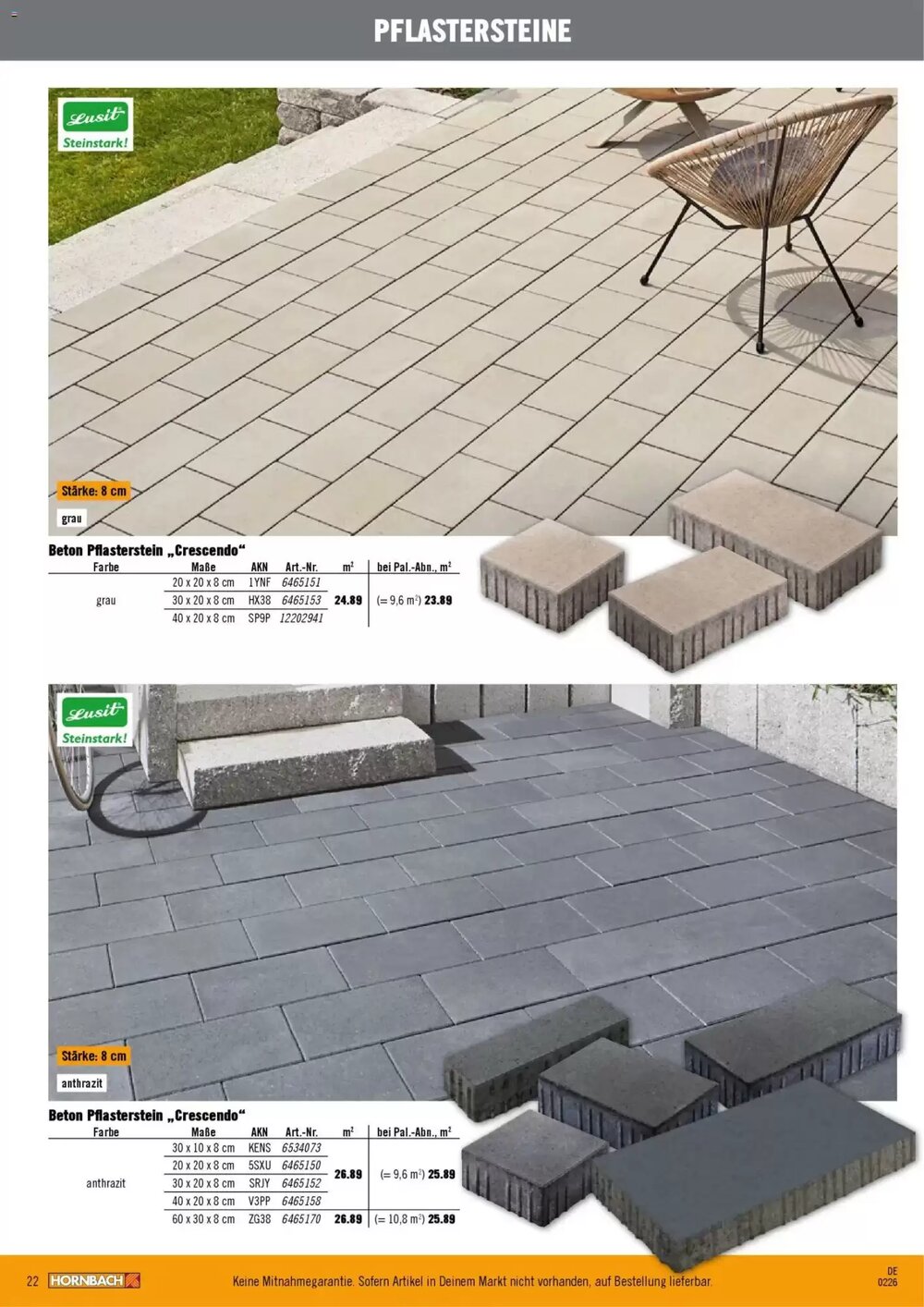 Hornbach Prospekt (ab 12.02.2026) zum Blättern - Seite 22