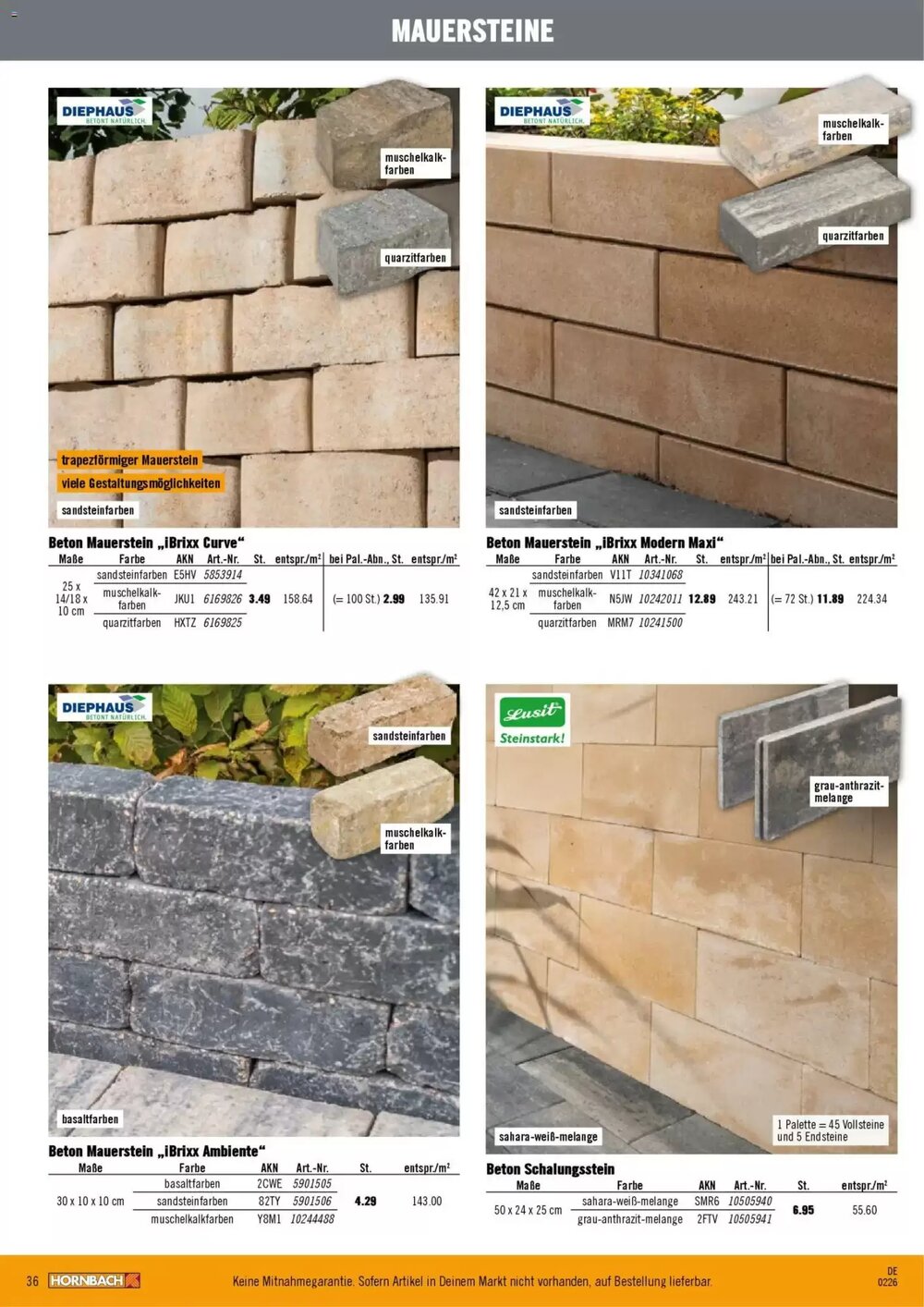 Hornbach Prospekt (ab 12.02.2026) zum Blättern - Seite 36