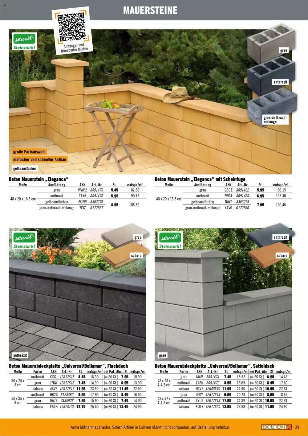 Hornbach Prospekt (ab 12.02.2026) zum Blättern - Seite 39