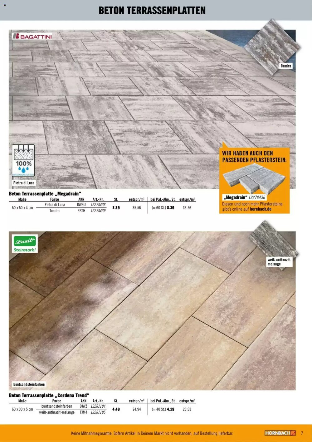 Hornbach Prospekt (ab 12.02.2026) zum Blättern - Seite 7