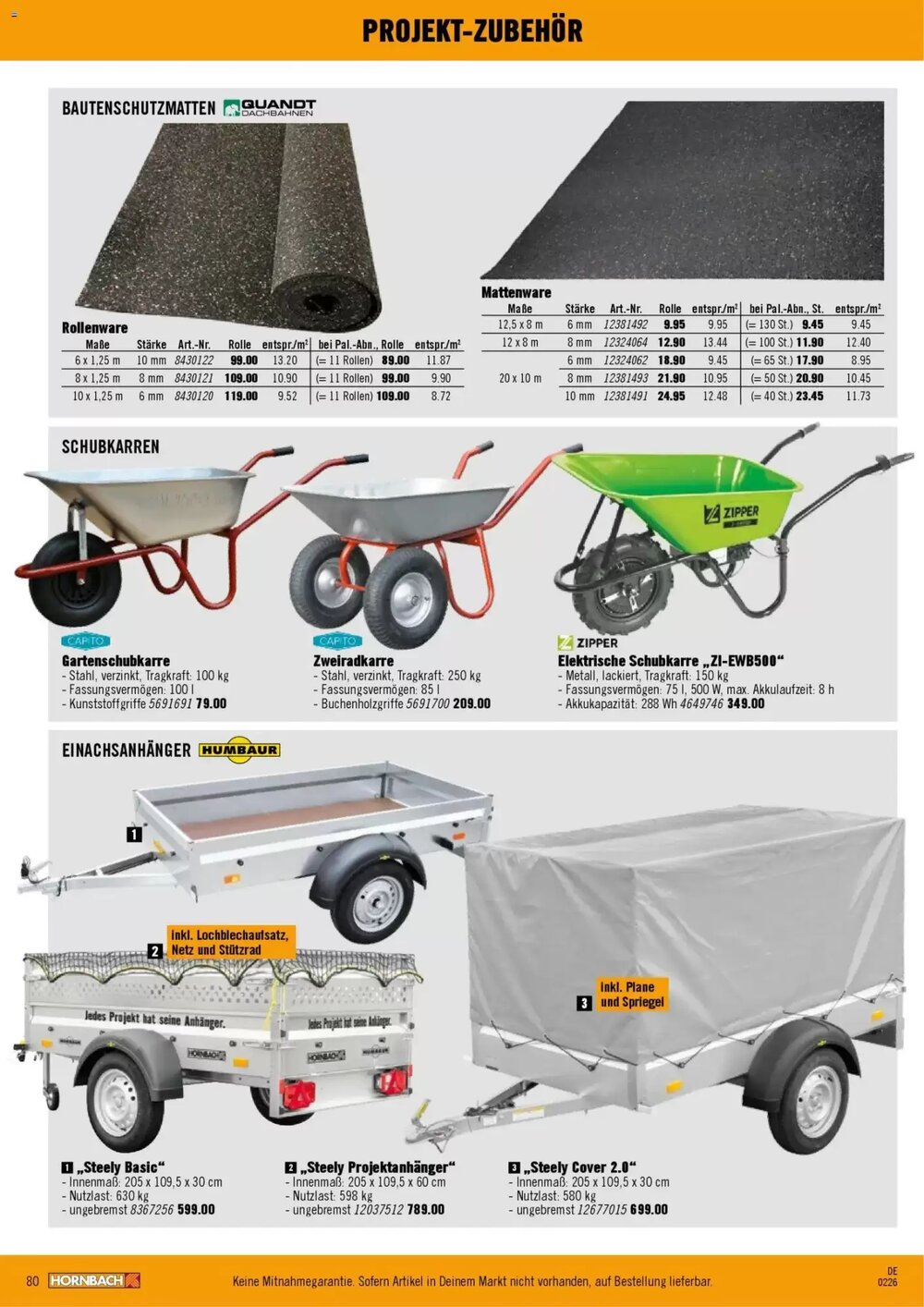 Hornbach Prospekt (ab 12.02.2026) zum Blättern - Seite 80