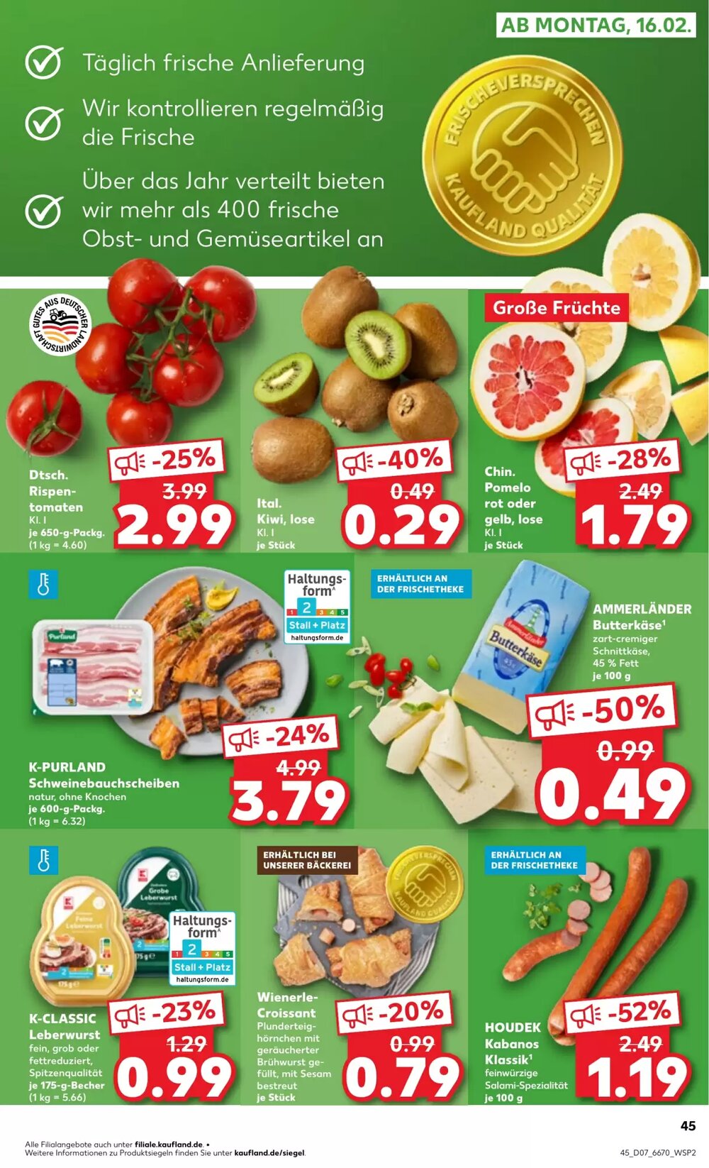 Kaufland Prospekt (ab 12.02.2026) zum Blättern - Seite 45