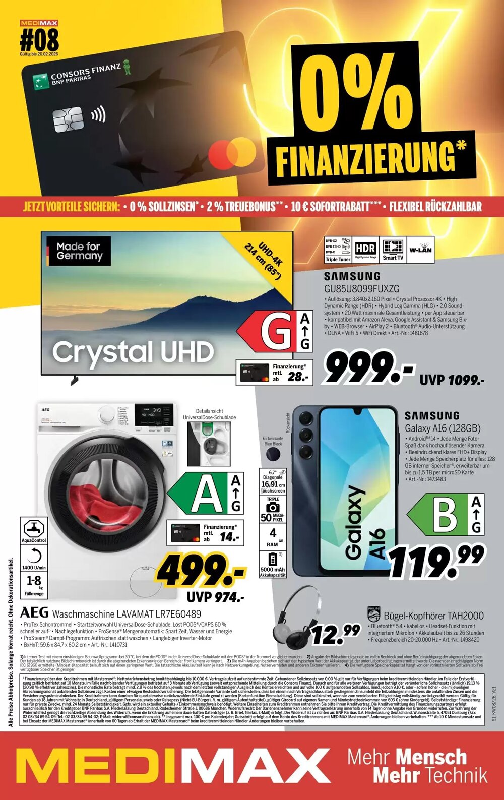 MEDIMAX Prospekt (ab 13.02.2026) zum Blättern - Seite 1