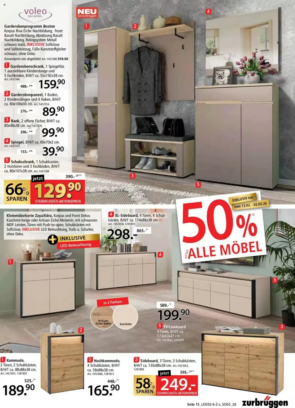 Zurbrüggen Prospekt (ab 13.02.2026) zum Blättern - Seite 15