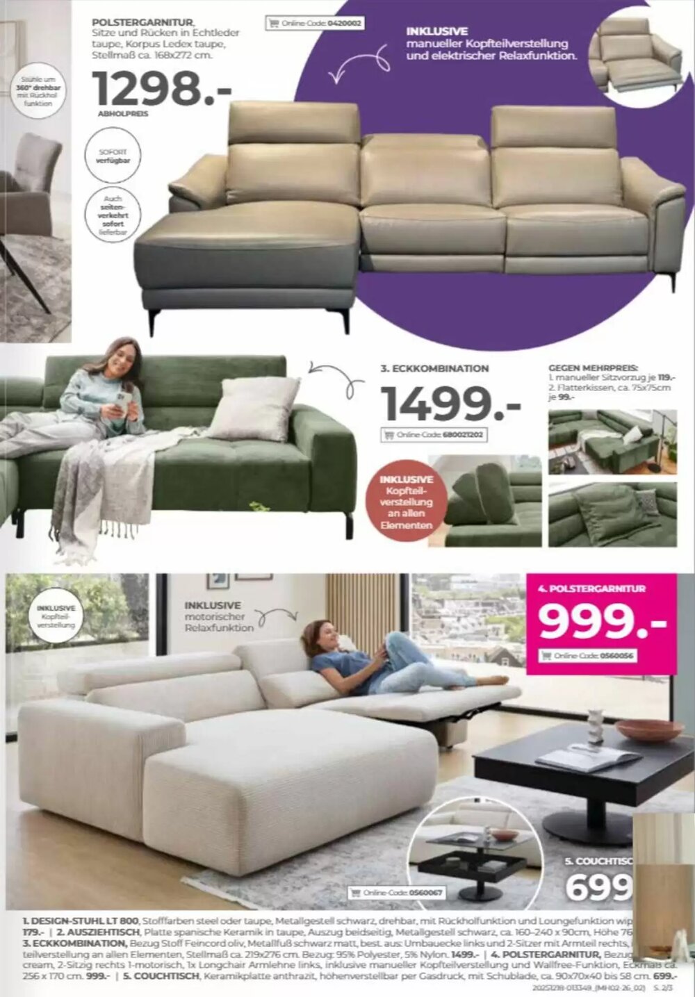 Möbel Bernskötter Prospekt (ab 13.02.2026) zum Blättern - Seite 3