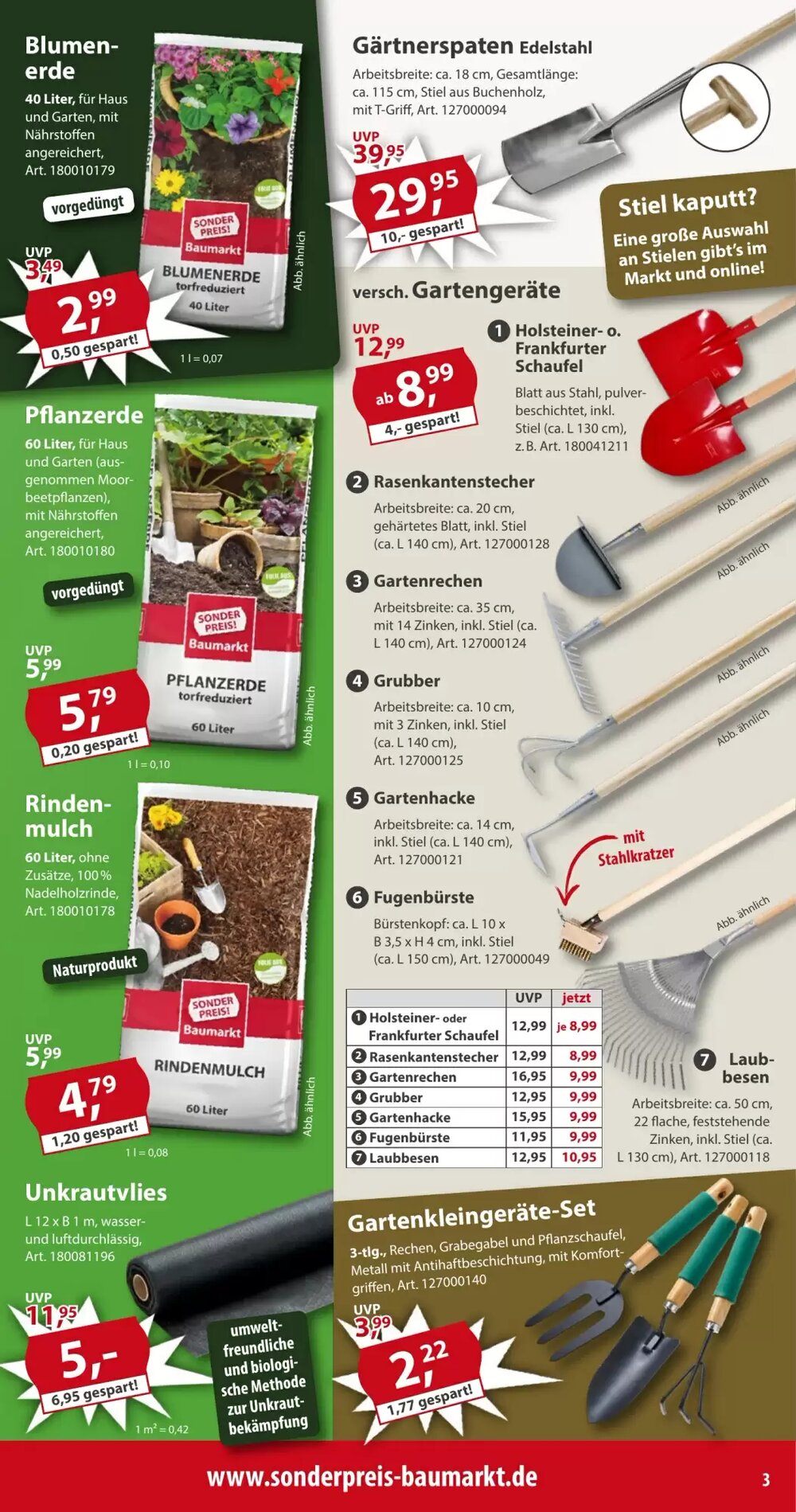 Sonderpreis Baumarkt Prospekt (ab 14.02.2026) zum Blättern - Seite 3