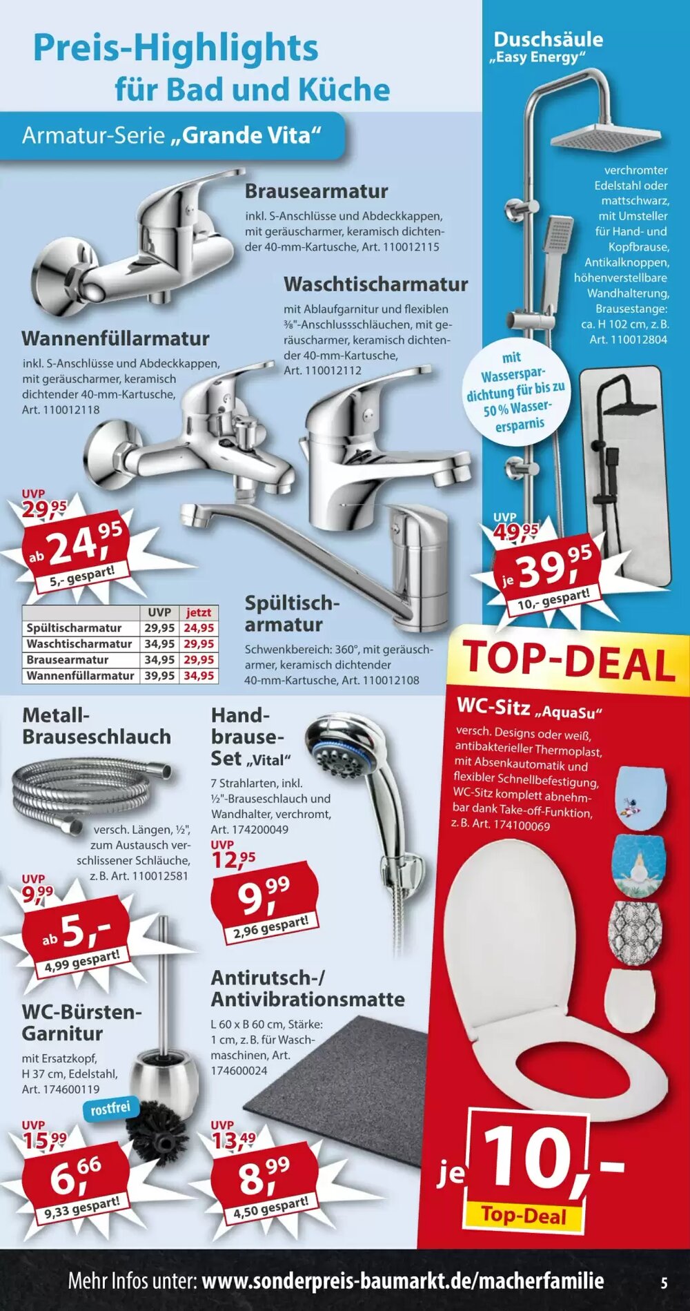 Sonderpreis Baumarkt Prospekt (ab 14.02.2026) zum Blättern - Seite 5