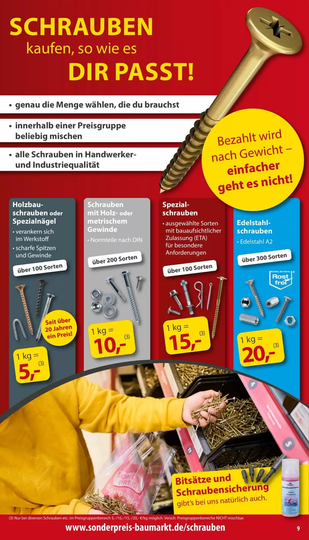 Sonderpreis Baumarkt Prospekt (ab 14.02.2026) zum Blättern - Seite 9