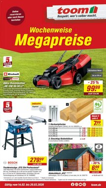 toom Baumarkt Prospekt (ab 14.02.2026) zum Blättern