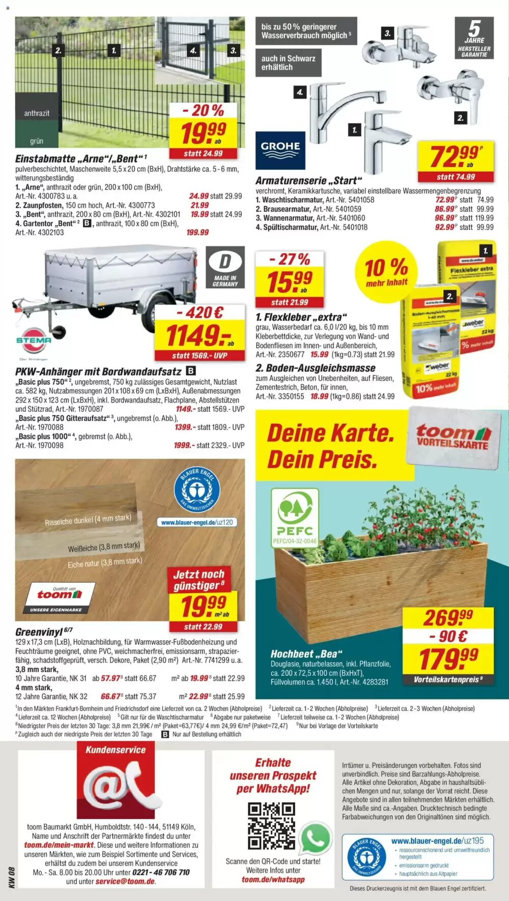 toom Baumarkt Prospekt (ab 14.02.2026) zum Blättern - Seite 8