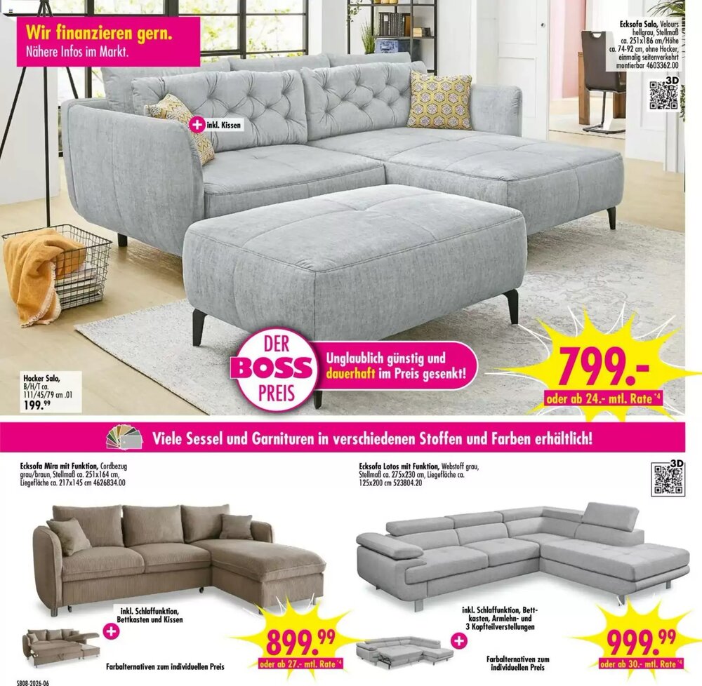 Möbel Boss Prospekt (ab 14.02.2026) zum Blättern - Seite 6