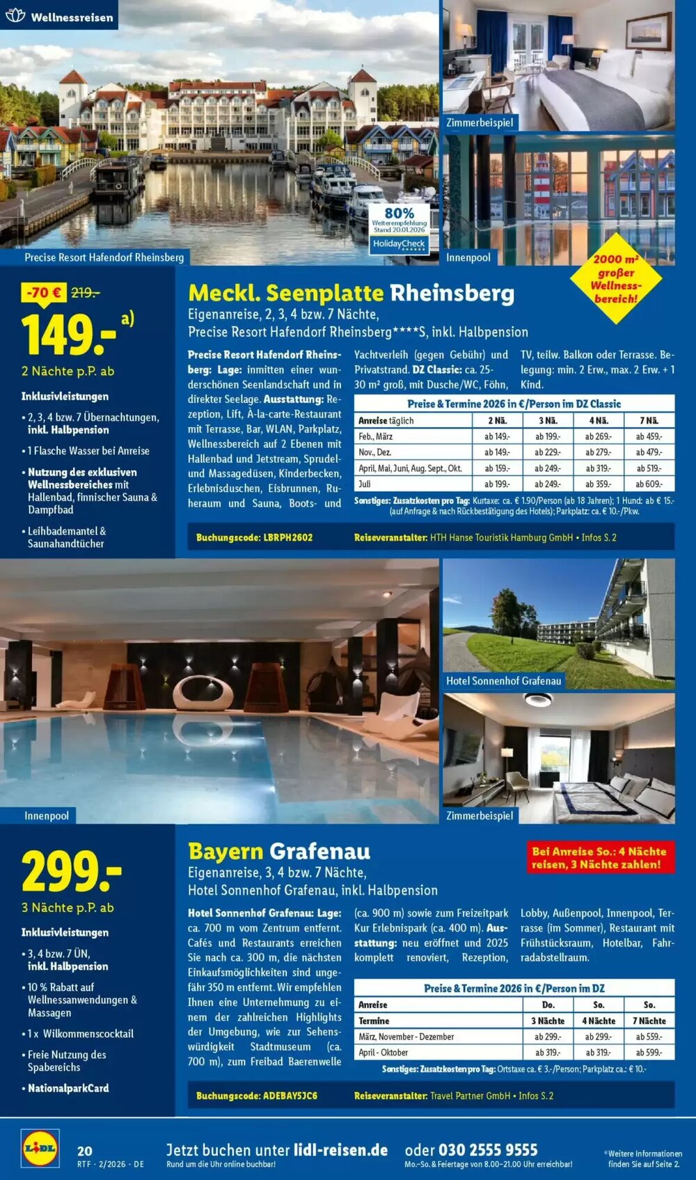 Lidl Reisen Prospekt (ab 14.02.2026) zum Blättern - Seite 20