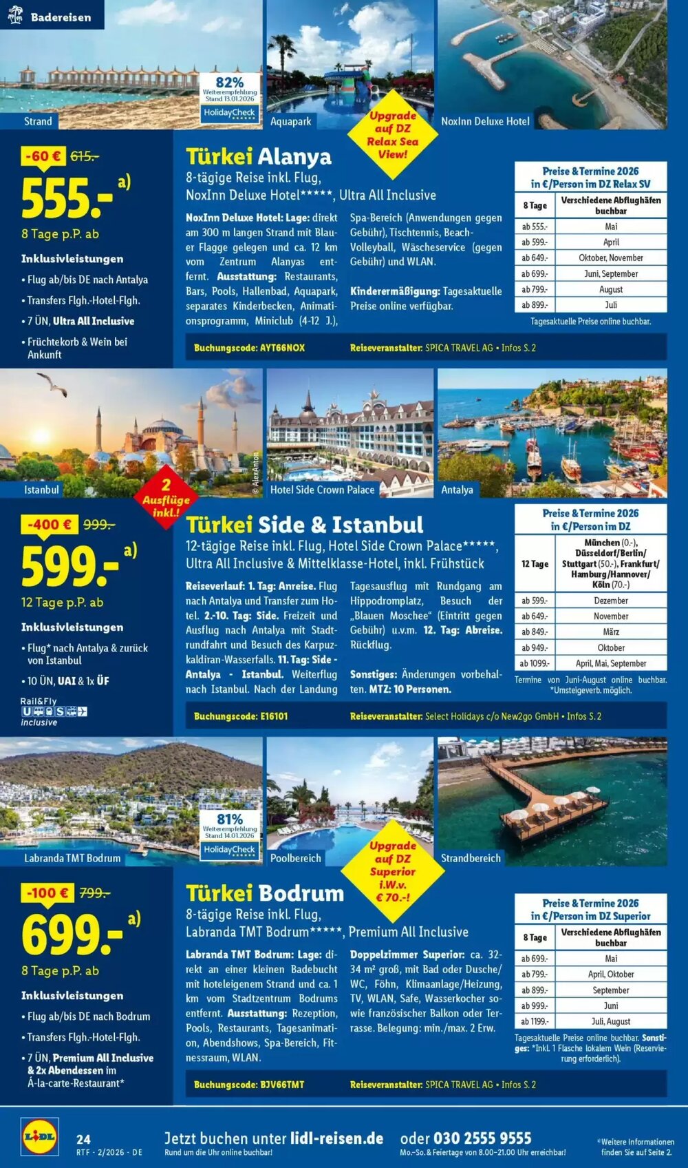 Lidl Reisen Prospekt (ab 14.02.2026) zum Blättern - Seite 24