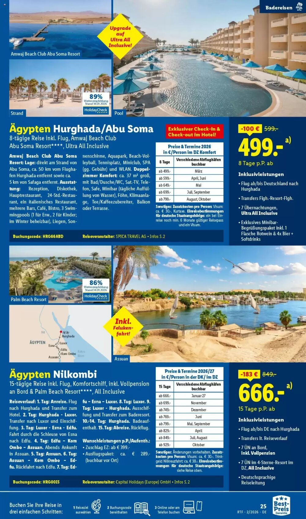 Lidl Reisen Prospekt (ab 14.02.2026) zum Blättern - Seite 25