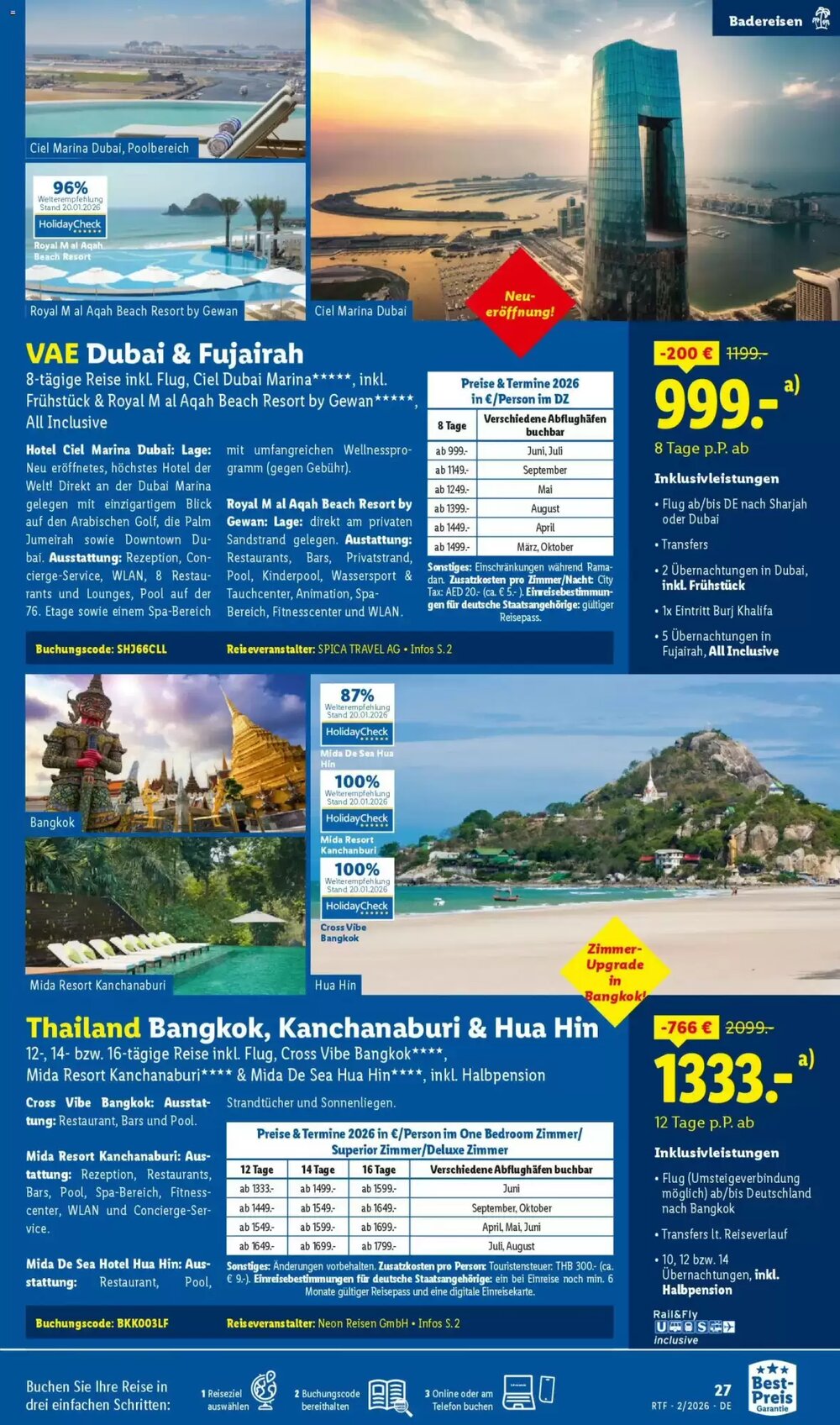 Lidl Reisen Prospekt (ab 14.02.2026) zum Blättern - Seite 27