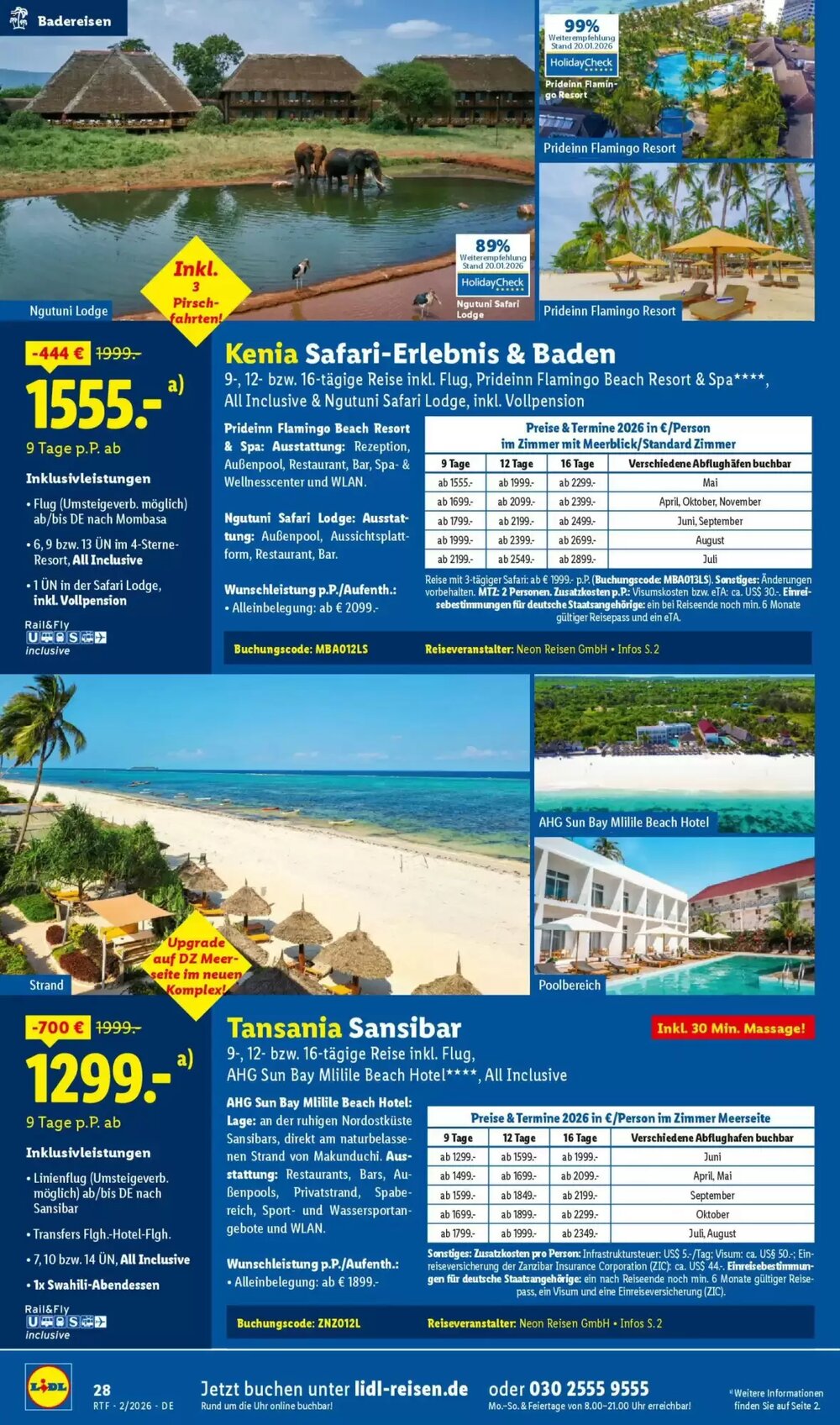 Lidl Reisen Prospekt (ab 14.02.2026) zum Blättern - Seite 28
