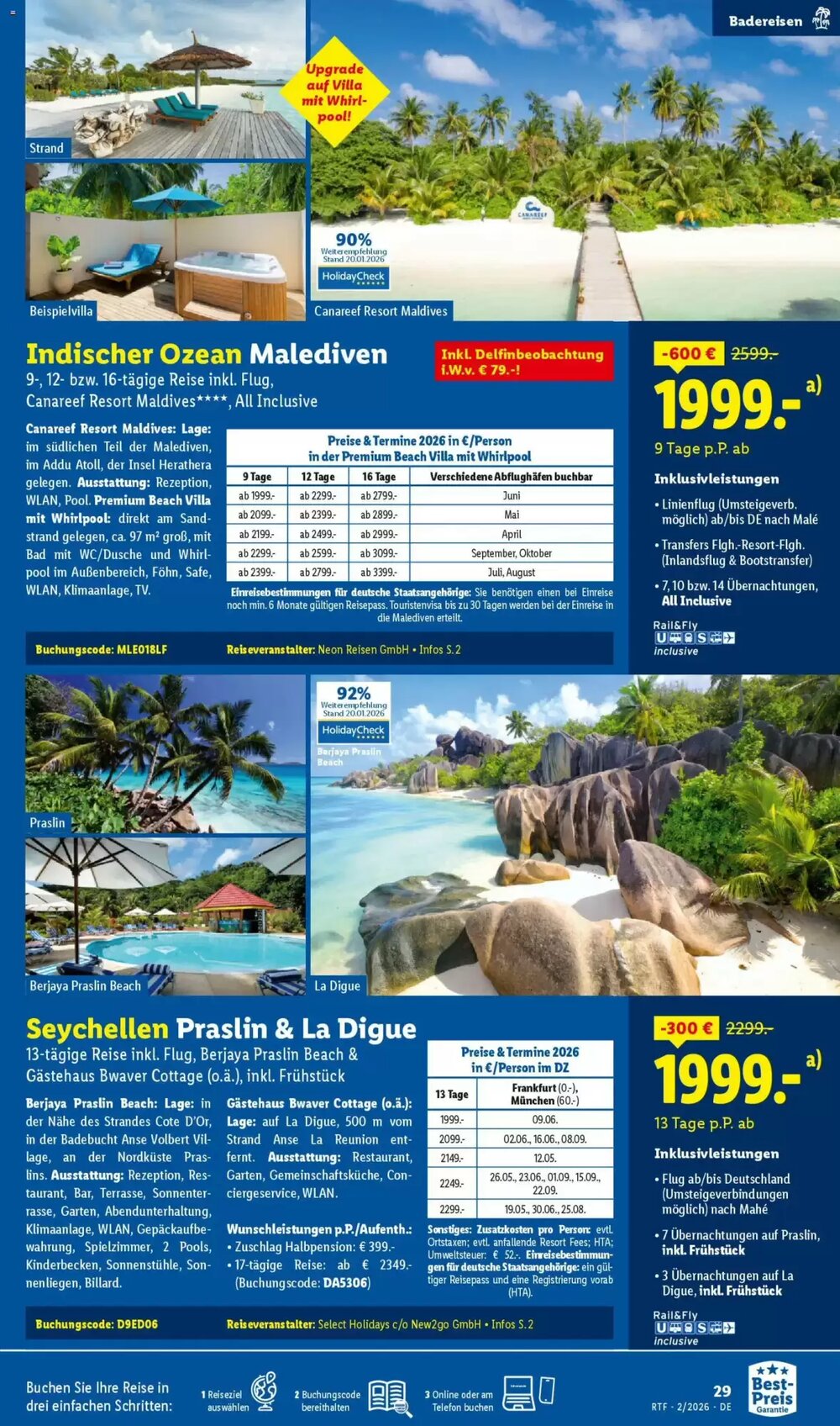 Lidl Reisen Prospekt (ab 14.02.2026) zum Blättern - Seite 29