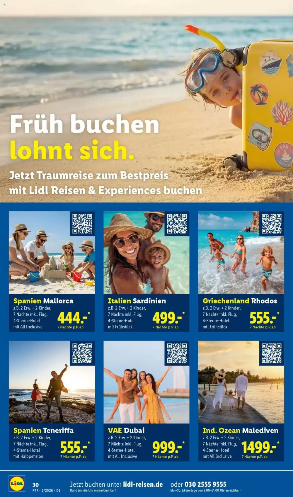 Lidl Reisen Prospekt (ab 14.02.2026) zum Blättern - Seite 30