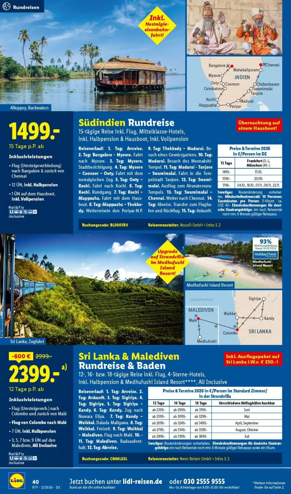 Lidl Reisen Prospekt (ab 14.02.2026) zum Blättern - Seite 40