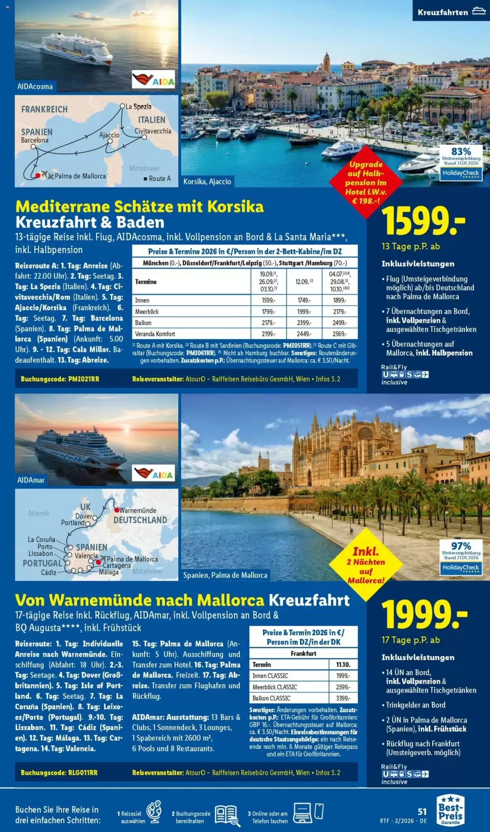 Lidl Reisen Prospekt (ab 14.02.2026) zum Blättern - Seite 51