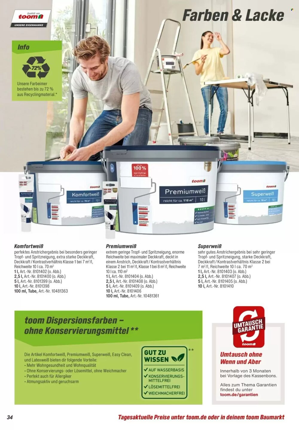 toom Baumarkt Prospekt (ab 14.02.2026) zum Blättern - Seite 34
