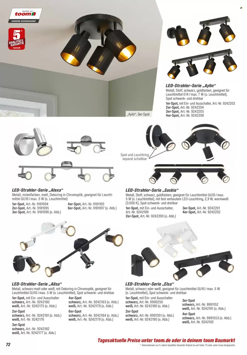 toom Baumarkt Prospekt (ab 14.02.2026) zum Blättern - Seite 72