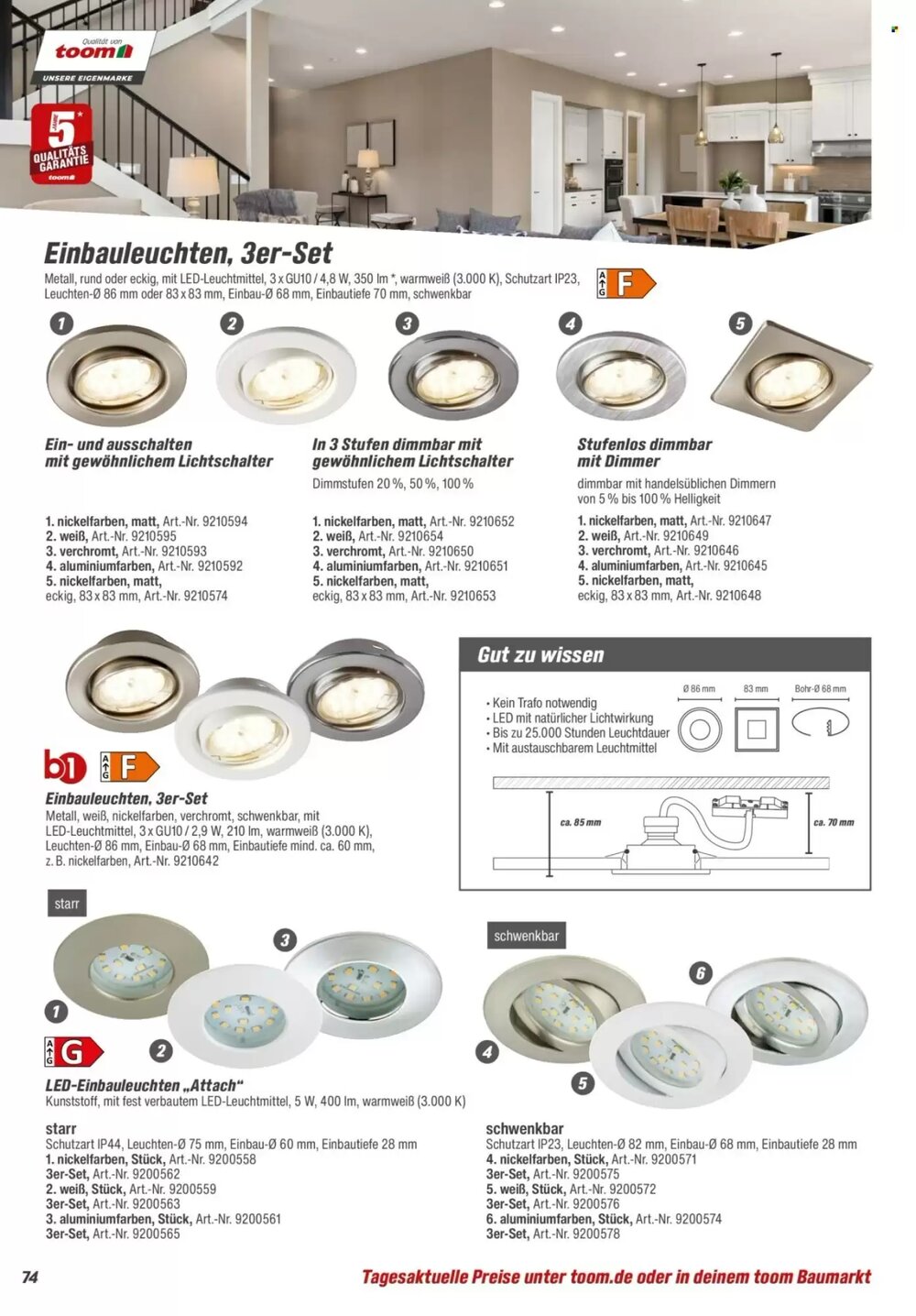 toom Baumarkt Prospekt (ab 14.02.2026) zum Blättern - Seite 74