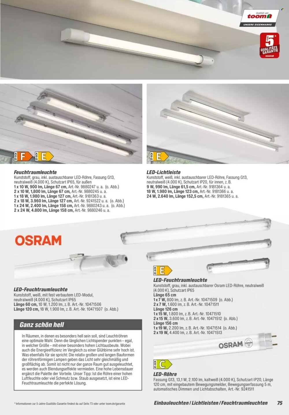 toom Baumarkt Prospekt (ab 14.02.2026) zum Blättern - Seite 75