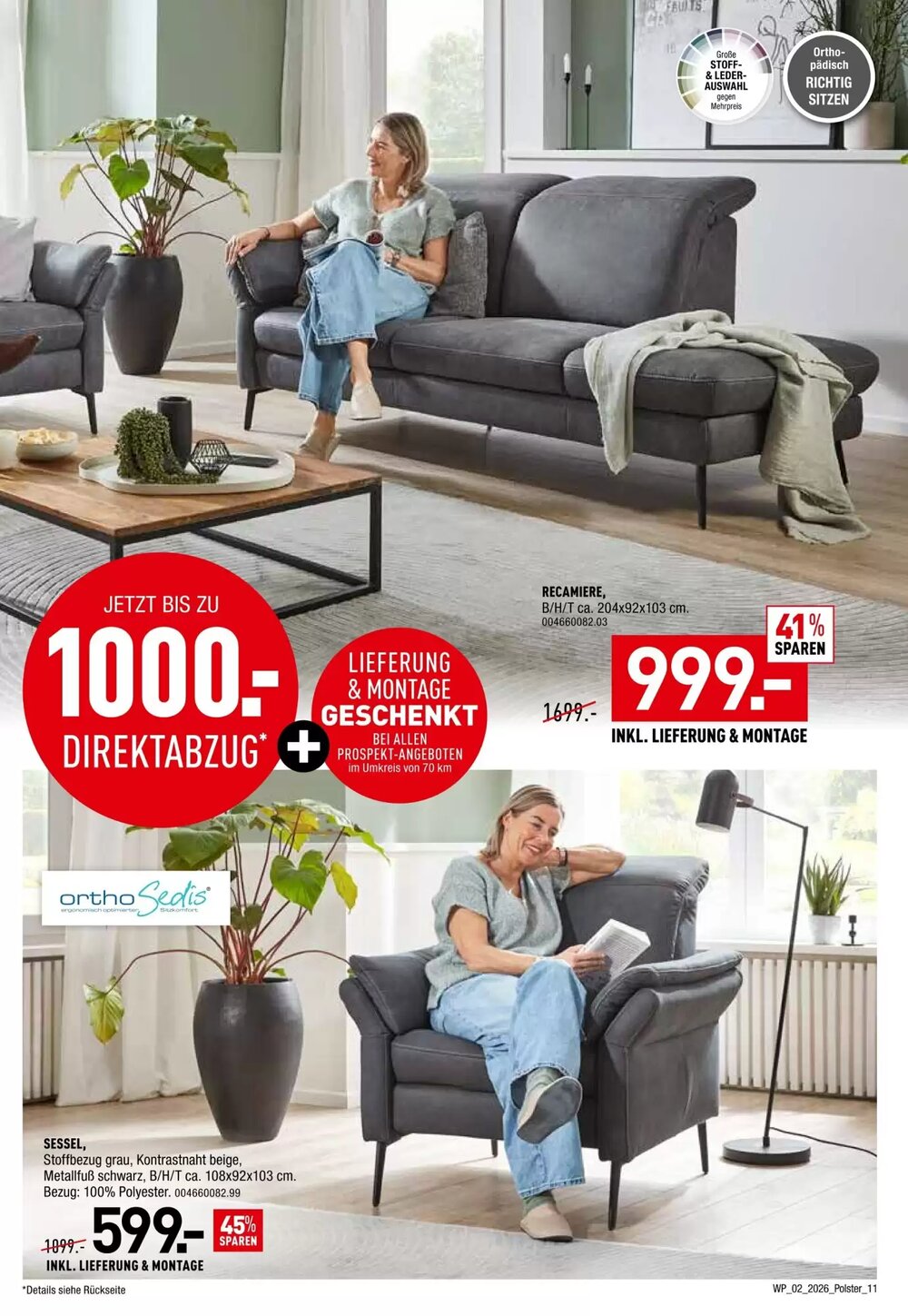 Möbel Wallach Prospekt (ab 14.02.2026) zum Blättern - Seite 11