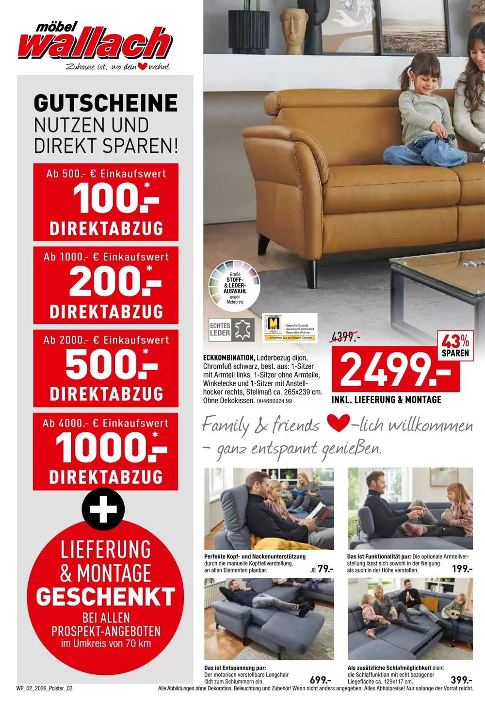 Möbel Wallach Prospekt (ab 14.02.2026) zum Blättern - Seite 2