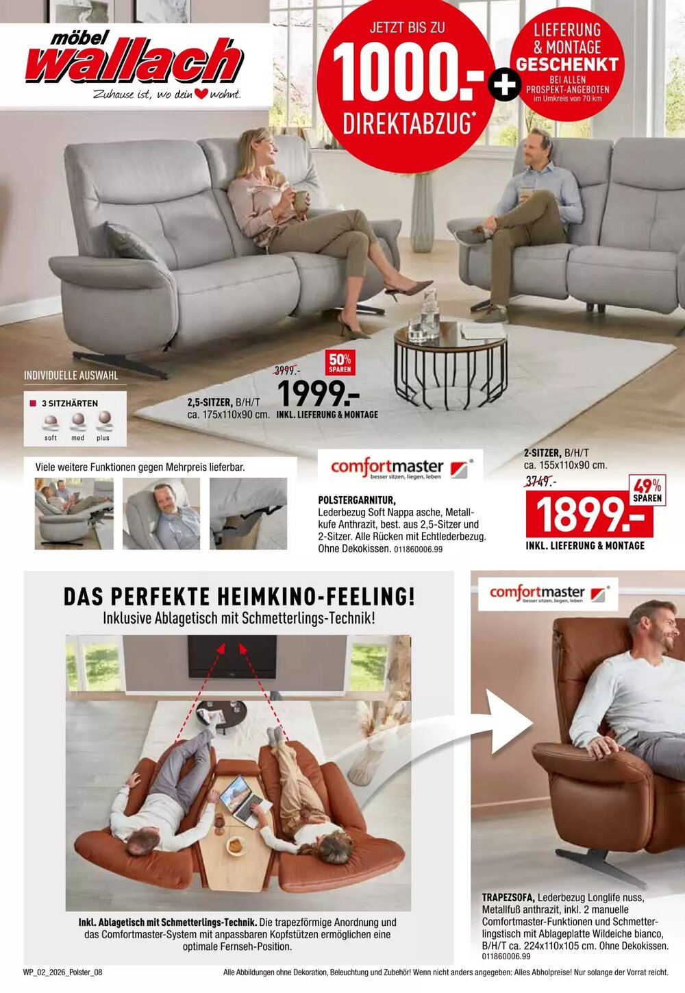 Möbel Wallach Prospekt (ab 14.02.2026) zum Blättern - Seite 8